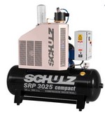 Schulz 970.2840-S | 25-HP 80-Gallon Open Rotary Screw Air Compressor (208-230V 3-Phase)